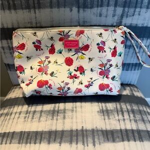 Betsey Johnson Multicolor Floral Cosmetic Bag